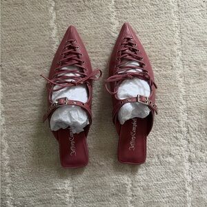 Jeffrey Campbell Mauve/Dusty Rose Flats